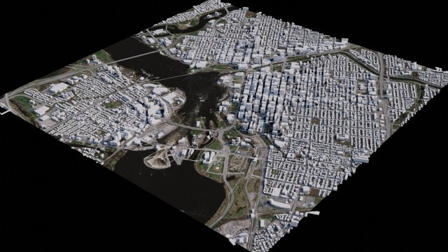 Ottawa - Canada Modello 3D .c4d .max .obj .3ds .fbx .stl .blend 