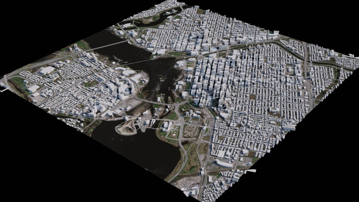 Ottawa &ndash; Canada Modello 3D .c4d .max .obj .3ds .fbx .stl .blend 