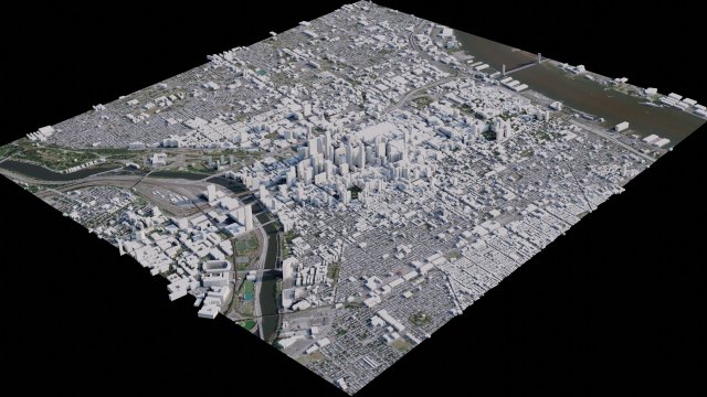 Philadelphia - USA Modèle 3D .c4d .max .obj .3ds .fbx .stl .blend 