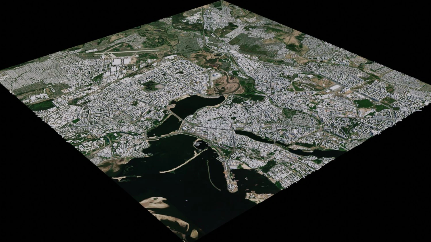Kazan - Russia 3D Model .c4d .max .obj .3ds .fbx .stl .blend 