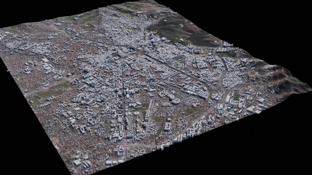 Tirana - Albania 3D 模型 .c4d .max .obj .3ds .fbx .stl .blend 