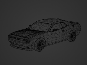 Dodge Challenger 392 HEMI Scat Pack 2015 3D 모델