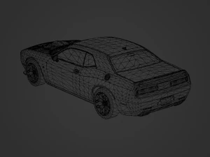 Dodge Challenger 392 HEMI Scat Pack 2015 3D Model