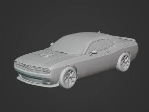Dodge Challenger 392 HEMI Scat Pack 2015 3D Model