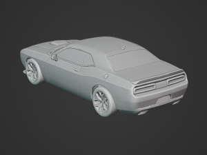 Dodge Challenger 392 HEMI Scat Pack 2015 3D 모델