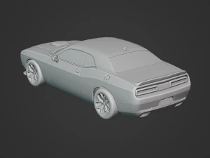 Dodge Challenger 392 HEMI Scat Pack 2015 3D Model