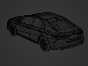 Toyota Camry XLE 2019 3Dモデル