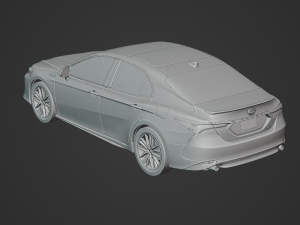 Toyota Camry XLE 2019 3Dモデル