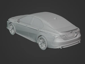 Toyota Camry XLE 2019 3D Model