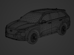 Hyundai Santa Fe 2020 Modèle 3D