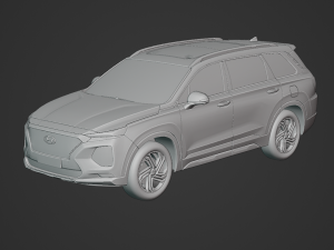 Hyundai Santa Fe 2020 Modèle 3D