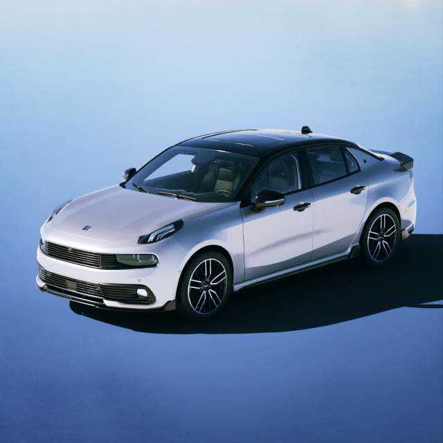 Lynk And Co 03 Plus 2021 3D Model .c4d .max .obj .3ds .fbx .stl .blend 