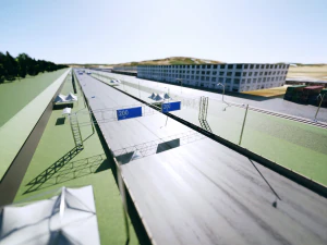 Faixa de Arraste - 2000m Modelo 3D