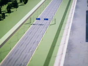 Faixa de Arraste - 2000m Modelo 3D