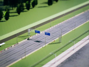 Faixa de Arraste - 2000m Modelo 3D