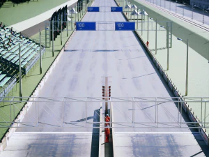 Faixa de Arraste - 2000m Modelo 3D