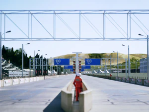 Faixa de Arraste - 2000m Modelo 3D