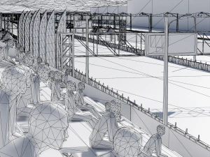 Faixa de Arraste - 2000m Modelo 3D