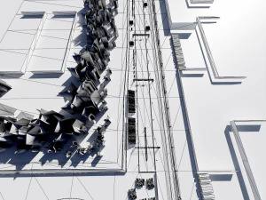 Faixa de Arraste - 2000m Modelo 3D