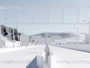 Drag Strip - 2000m 3D-Modell