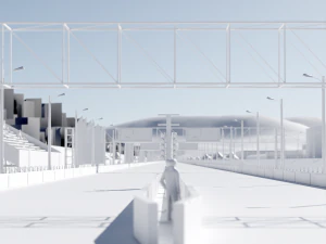 Faixa de Arraste - 2000m Modelo 3D