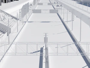 Faixa de Arraste - 2000m Modelo 3D