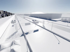 Faixa de Arraste - 2000m Modelo 3D