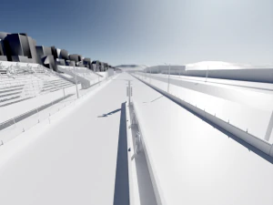 Faixa de Arraste - 2000m Modelo 3D