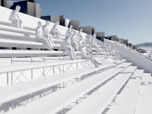 Faixa de Arraste - 2000m Modelo 3D