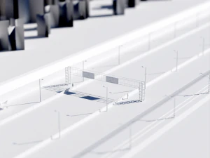 Faixa de Arraste - 2000m Modelo 3D