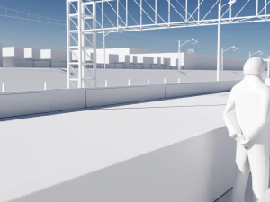 Faixa de Arraste - 2000m Modelo 3D