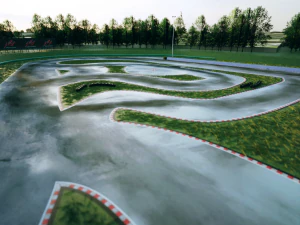 Race Track For Drifting 3D Model