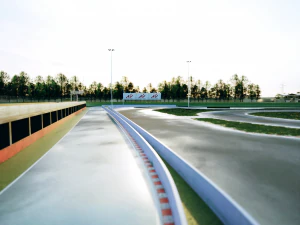 Race Track For Drifting 3D Model