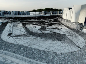 Race Track For Drifting 3D Model