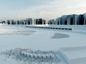 Race Track For Drifting 3D Model