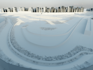 Race Track For Drifting Model 3D