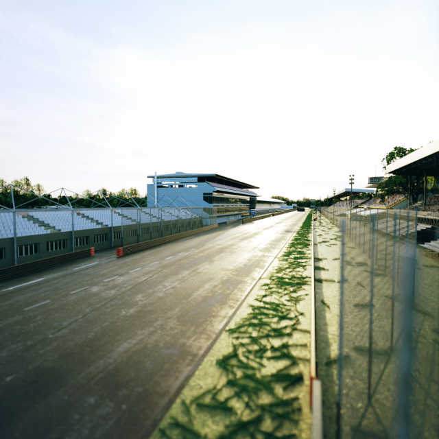 Monza Circuit - Autodromo Di Monza - Italy 3D-Modell .c4d .max .obj .3ds .fbx .stl .blend 