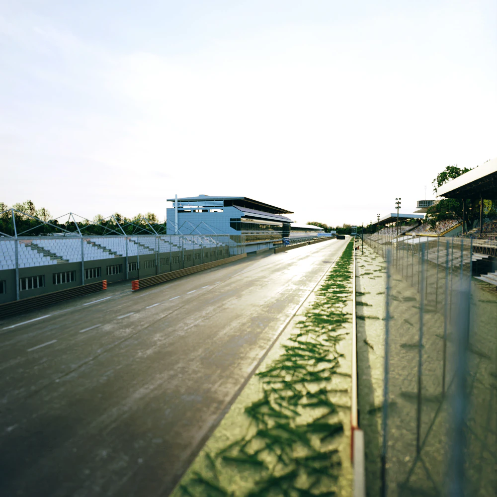 Monza Circuit - Autodromo Di Monza - Italy 3D Model .c4d .max .obj .3ds .fbx .stl .blend 