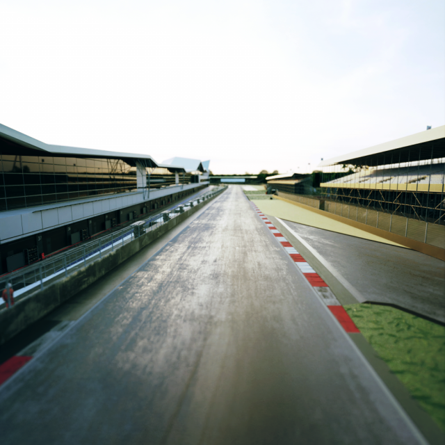 Silverstone Circuit - International Segment - UK Modelo 3D .c4d .max .obj .3ds .fbx .stl .blend 