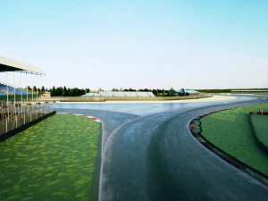 Silverstone Circuit - International Segment - UK 3D Model