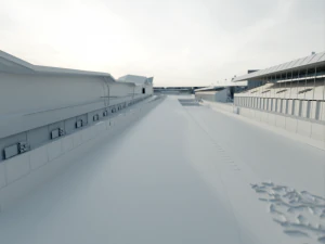 Silverstone Circuit - International Segment - UK 3D Model