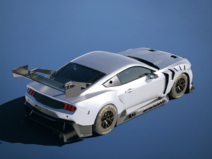 Mustang GT3 S650 2024 - FULL INTERIOR 3D Model
