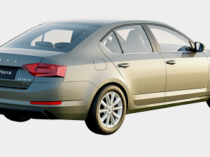 Skoda Octavia 2019 Base Model Modello 3D