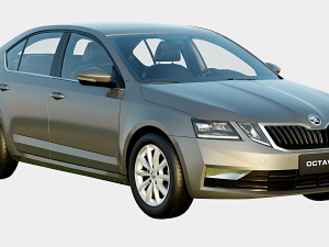 Skoda Octavia 2019 Base Model Modello 3D