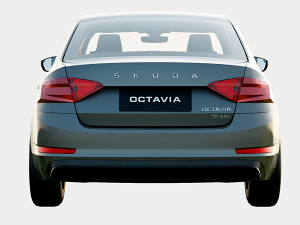Skoda Octavia 2019 Base Model Modello 3D