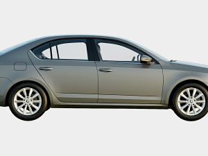 Skoda Octavia 2019 Base Model Modello 3D