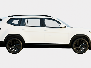 Volkswagen Atlas 2024 Base Model Modelo 3D