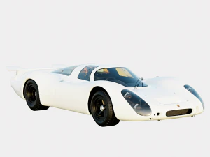 Porsche 908 LH 1969 No Livery 3D Model