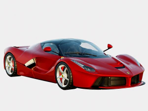 Trim Dasar Ferrari LaFerrari 2014 Model 3D