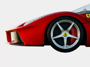 Trim Dasar Ferrari LaFerrari 2014 Model 3D